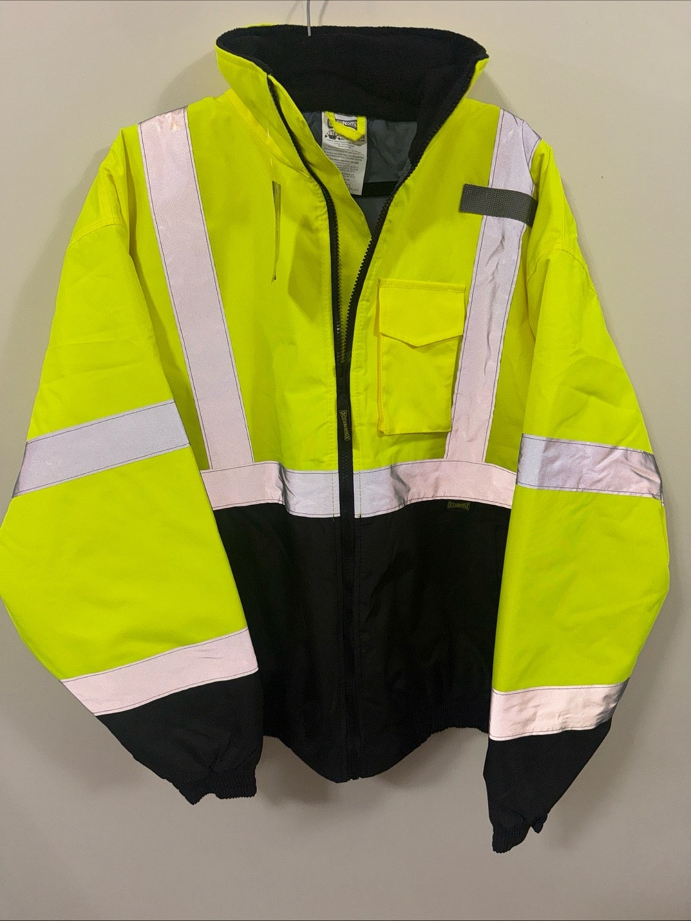 OccuNomix LUX-250-JB-BYXL Thermal Reflective Work Jacket XL  inclement weather.